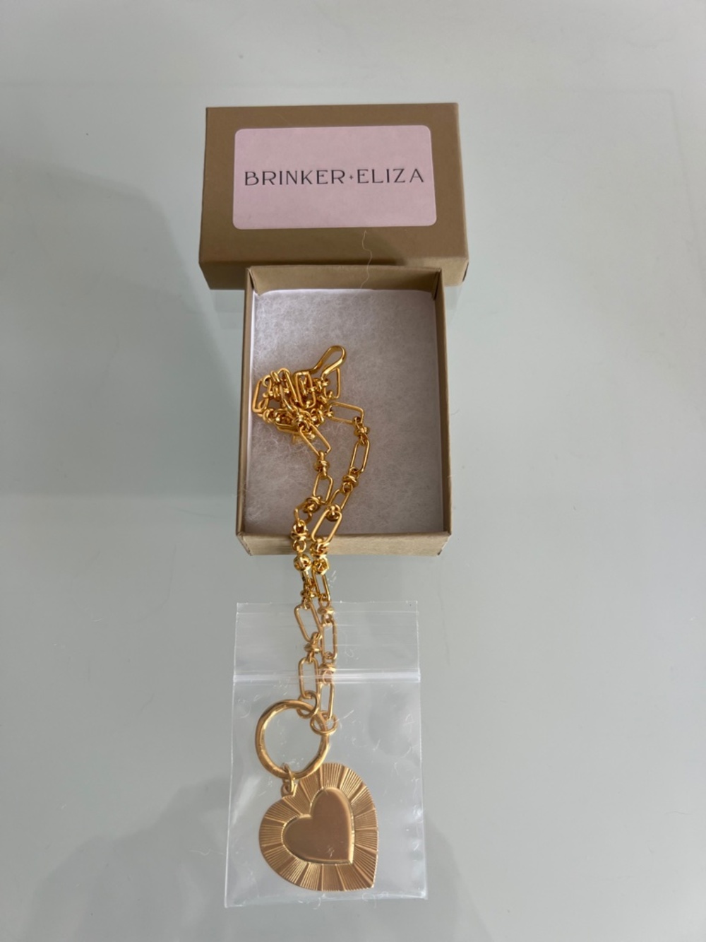 BRINKER & ELIZA The Best Is Yet To Come 24K Gold Plated Necklace - Picture 10 of 10